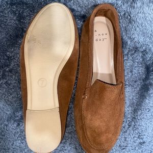 A new day, brown flats, Size 7
